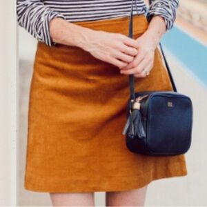 J. Crew Skirt Women’s Wheat Yellow Mini Straight Pencil Corduroy‎ Preppy Size 6